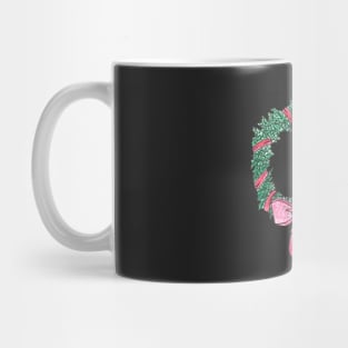 New Year's wreath Mug